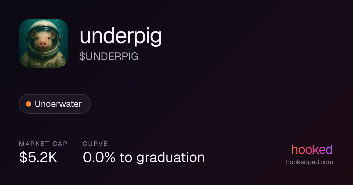 underpig ($UNDERPIG) · Hooked